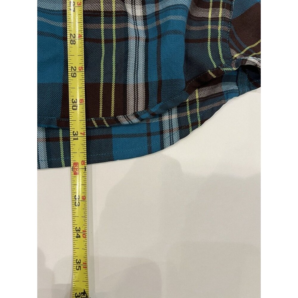 Oakley Light Flannel Plaid Button Front Long Sleeve Shirt - Men's Size XL - Picture 8 of 11